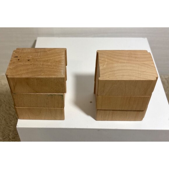 Thomas & Friends Wooden Bridge Support Riser Set of 6 Train 2.5" Tall - Picture 4 of 5